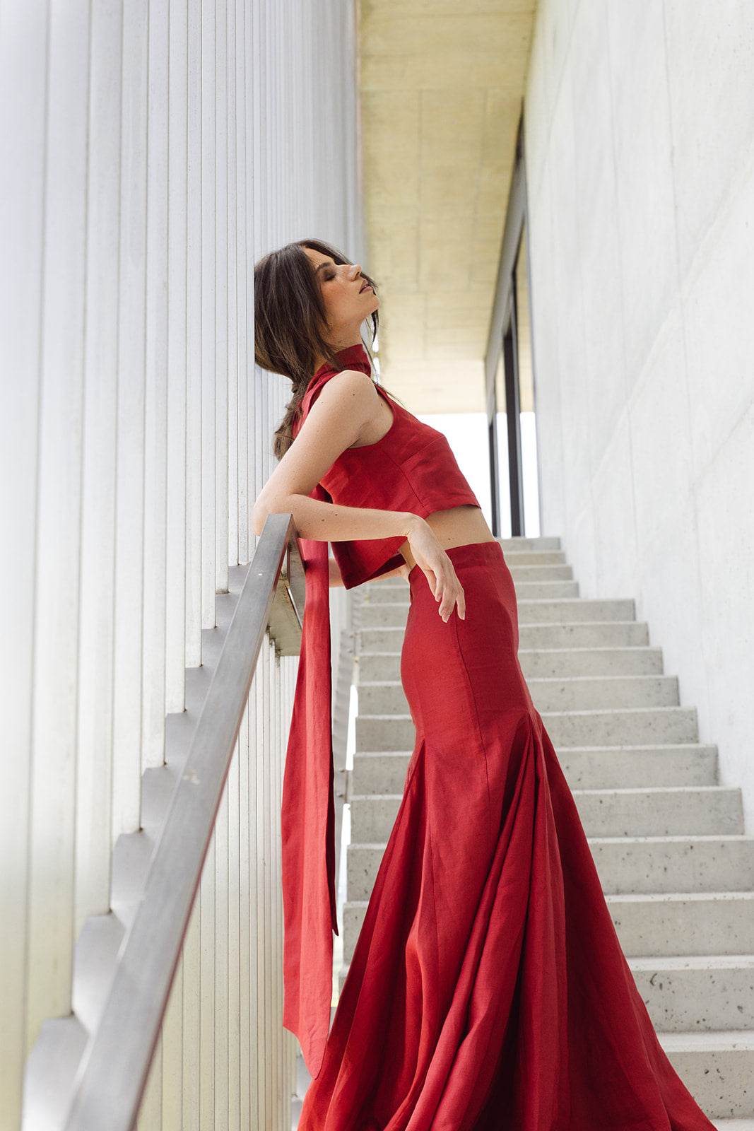 Scarlet Crop Top Olja