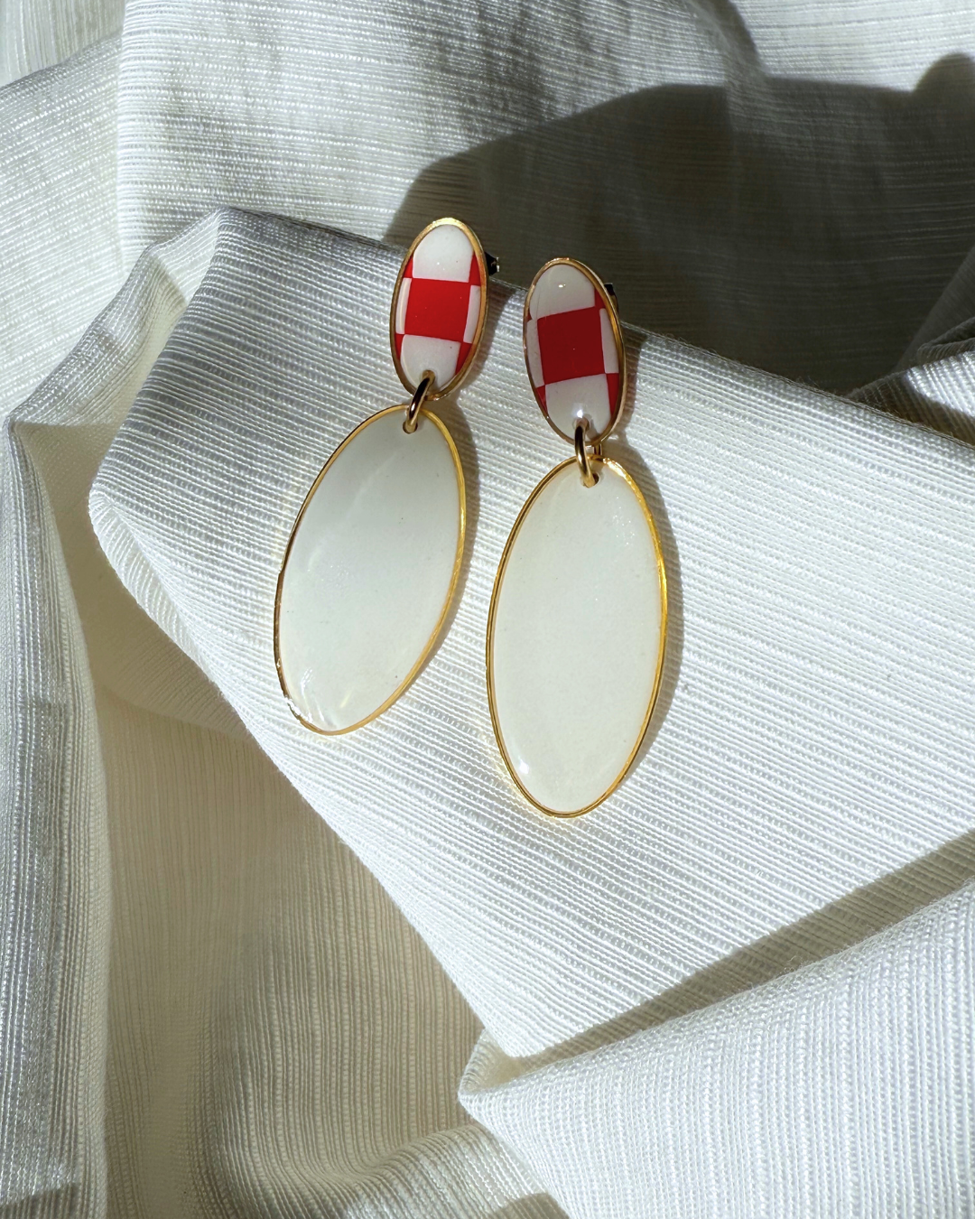 Crimson Night Earrings